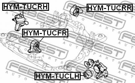 Febest Engine mount left – price