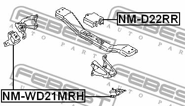 Febest Motorlager rechts – Preis