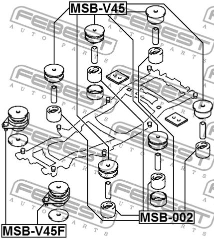 Купить Febest MSB-V45F по низкой цене в Польше!