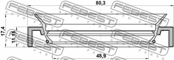 Купить Febest 95HAY-50801117L по низкой цене в Польше!