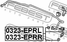 Łącznik stabilizatora tylnego prawy Febest 0323-EPRR