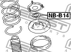Febest Shock absorber bearing – price 18 PLN