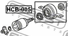 Підшипник підвісний валу карданного Febest HCB-005