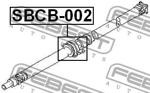 Febest Driveshaft outboard bearing – price 142 PLN