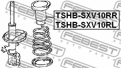 Febest Rear shock absorber boot – price 42 PLN