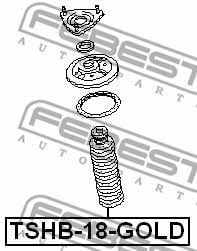 Bellow and bump for 1 shock absorber Febest TSHB-18-GOLD