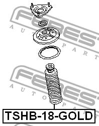 Febest Bellow and bump for 1 shock absorber – price 37 PLN