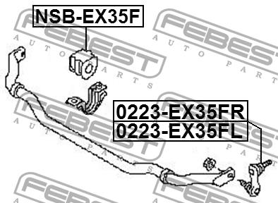 Купить Febest 0223-EX35FL по низкой цене в Польше!