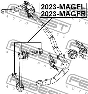 Febest Front stabilizer bar, right – price 67 PLN