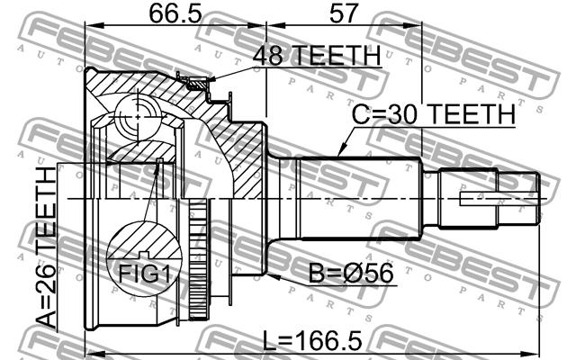 Buy Febest 0110069A48 – good price at 2407.PL!