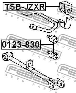 Febest Rear stabilizer bar – price 36 PLN