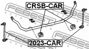 Стойка стабилизатора переднего Febest 2023-CAR