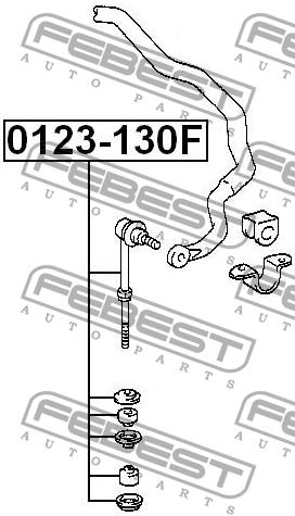 Стойка стабилизатора переднего Febest 0123-130F