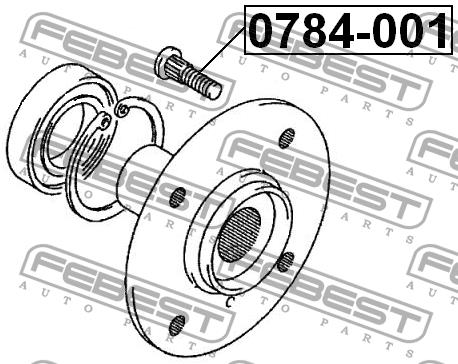 Febest Wheel Stud – price 14 PLN