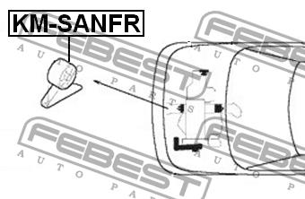 Febest Подушка двигателя передняя – цена