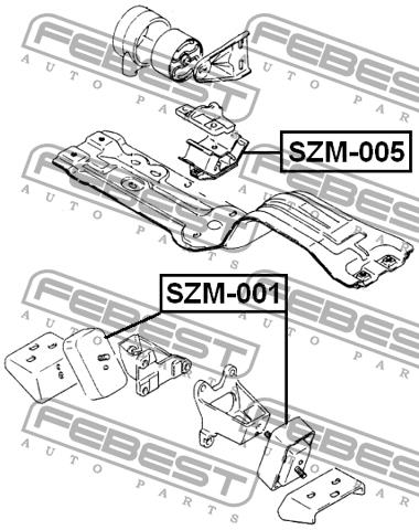 Купить Febest SZM001 – отличная цена на 2407.PL!