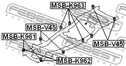 Купити Febest MSBK962 – суперціна на 2407.PL!
