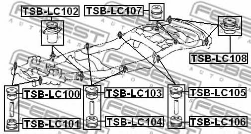 Kaufen Sie Febest TSBLC106 zum guten Preis bei 2407.PL!