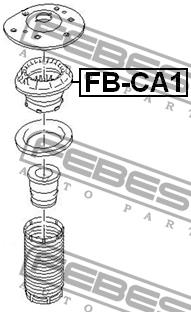 Łożysko amortyzatora zawieszenia Febest FB-CA1