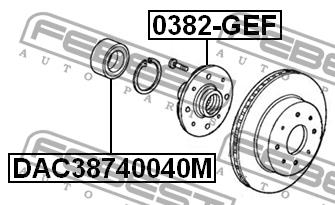 Buy Febest DAC38740040M at a low price in Poland!