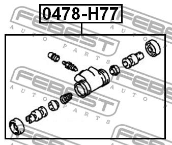 Febest Wheel Brake Cylinder – price 117 PLN