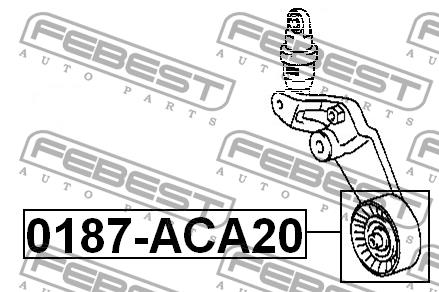 Spannrolle Febest 0187-ACA20