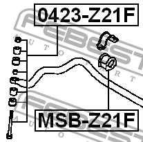 Stabilisator vorne Febest 0423-Z21F