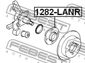 Febest Wheel hub – price 181 PLN