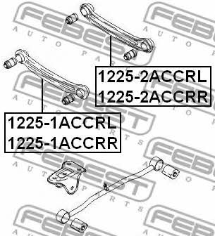 Febest Traction rear transverse – price 86 PLN