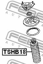 Пильник і відбійник на 1 амортизатор Febest TSHB18