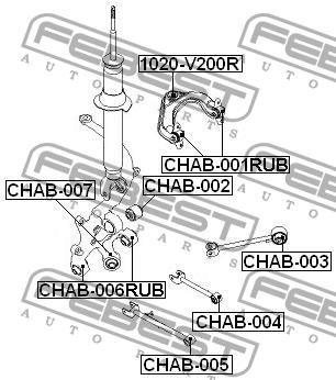 Купить Febest CHAB-006RUB по низкой цене в Польше!