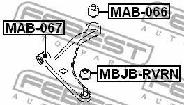 Купить Febest MAB066 – отличная цена на 2407.PL!