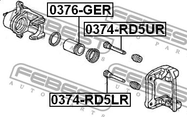 Febest Rear brake caliper piston – price 63 PLN