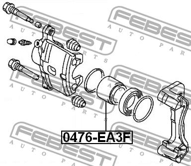 Поршень переднего тормозного суппорта Febest 0476-EA3F
