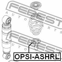 Febest Suspension spring plate rear – price 18 PLN