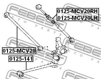 Strahlantrieb Febest 0125-MCV20LH