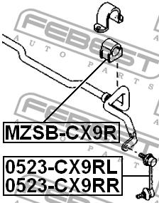 Купити Febest MZSBCX9R – суперціна на 2407.PL!