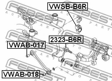 Купити Febest VWSB-B6R за низькою ціною в Польщі!