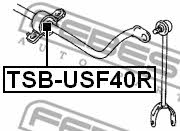 Tuleja stabilizatora tylnego Febest TSB-USF40R