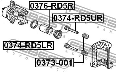 Febest Bremssattelführung – Preis [object Object] PLN