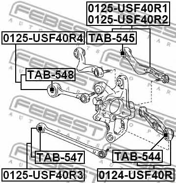 Kaufen Sie Febest 0125USF40R3 zum guten Preis bei 2407.PL!