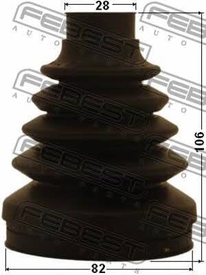 Febest CV joint boot inner – price 49 PLN