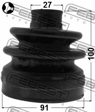 Febest CV joint boot inner – price 73 PLN