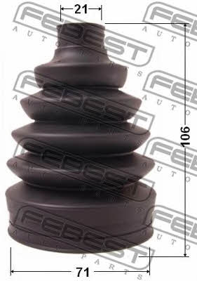 Febest CV joint boot outer – price 62 PLN