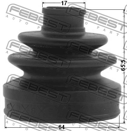 Febest CV joint boot outer – price 66 PLN
