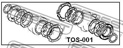 Zestaw naprawczy zwrotnicy Febest TOS-001