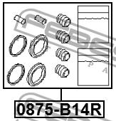 Febest Repair Kit, brake caliper – price 28 PLN