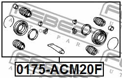 Repair Kit, brake caliper Febest 0175-ACM20F