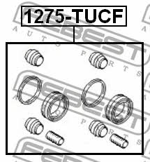 Ремкомплект гальмівного супорта Febest 1275-TUCF