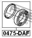 Bremssattel-Reparatursatz Febest 0475-DAF